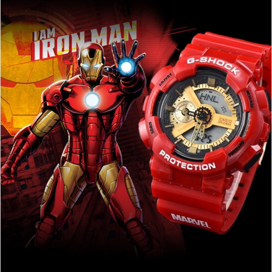 watch watch G Shock red iron Man 