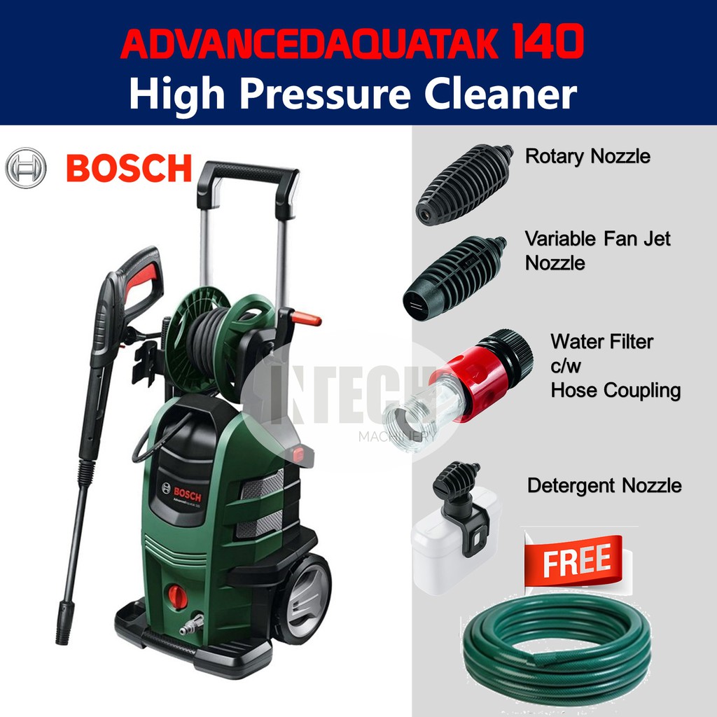 Bosch Advanced Aquatak 140 High Pressure Washer Advanced