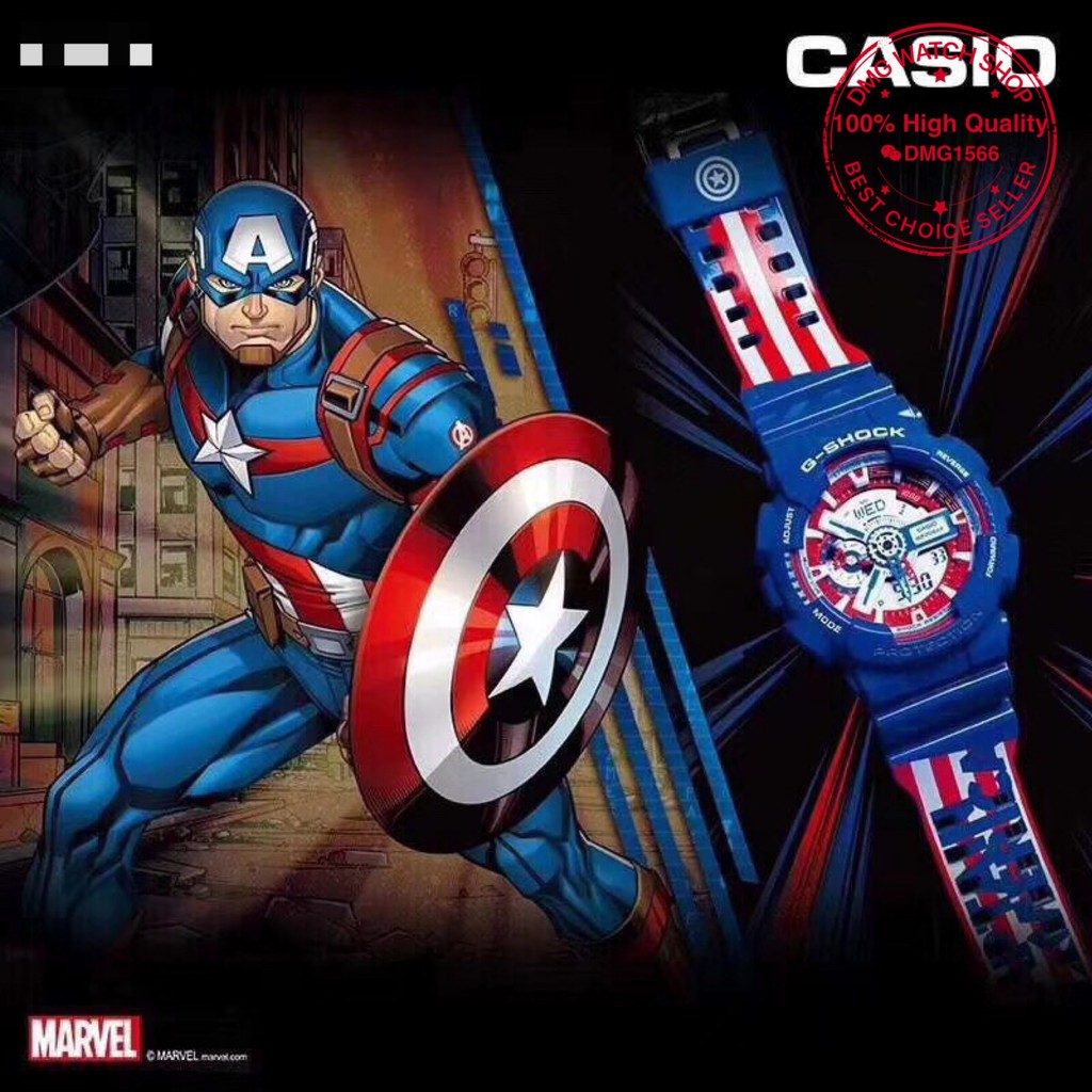 casio g shock captain america