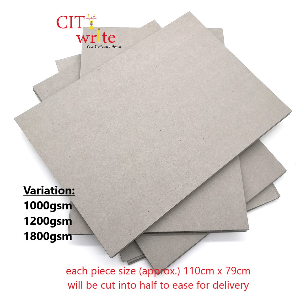 Hardcover Book Binding Paper Board Grey Chipboard Diy Handmade Craft Modelling Material Shopee 2542
