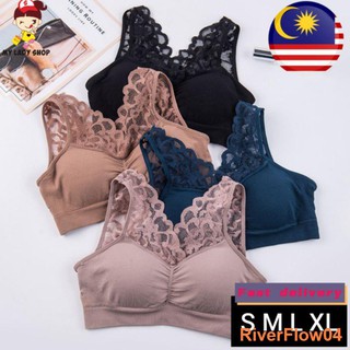 ∈✸❏ 40-90kg M/XL/XXL Plus size underwear lace breast wrap chest beauty back  women bra lingerie