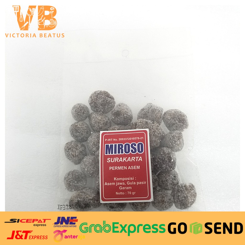 Miroso Food Asem Candy 70g Shopee Malaysia