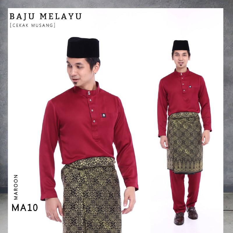 Baju Melayu Moden Cekak Musang Shopee Malaysia