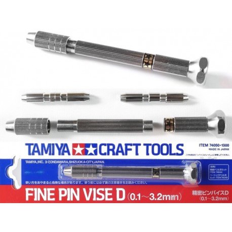 outils TAMIYA 74050 fine PIN vise d 0.1-3.2 mm accessoires 