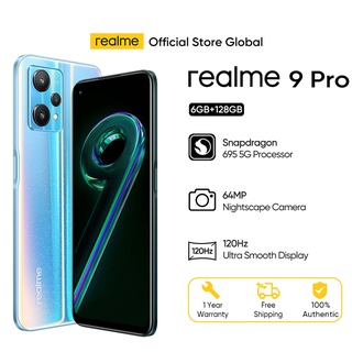 Image of realme 9 pro Smartphone 6GB+128GB Qualcomm Snapdragon 695 5G 5000mAh(Typ) Massive Battery 33W Dart Charge Global Version