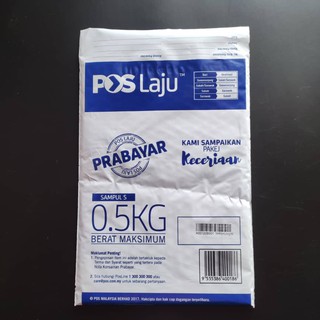 POSLAJU SAMPUL PRABAYAR / PREPAID ENVELOPE (S) ORANGE / BLUE 0.5KG 