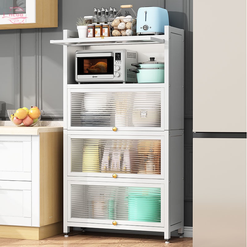 Storage cabinet with door multi-function locker kitchen locker ...