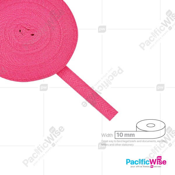 Pink Cotton Legal Tape/Tali Barut Pink/Cotton Tape/Binder Accessories