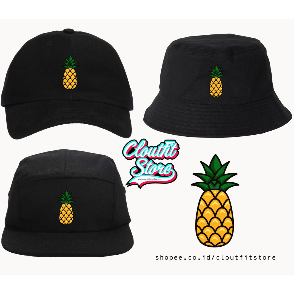 bucket hat fruit