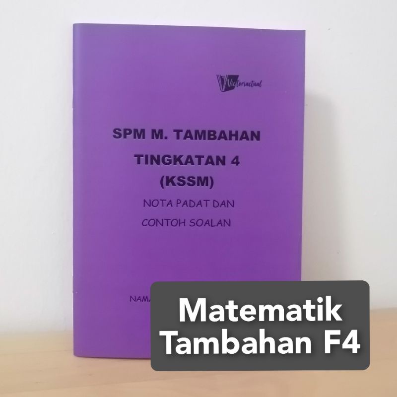 Nota A Spm Kssm 2022 Nota Padat Fizik Kimia Biologi Matematik Tambahan Sejarah Victoriactual Shopee Malaysia