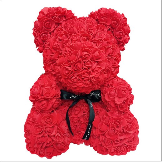 preserved rose teddy bear