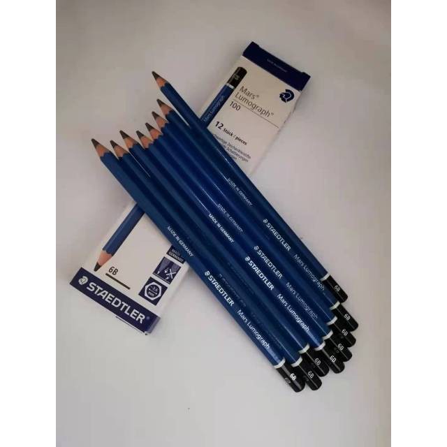 Staedtler 6B 100-6B Mars Lumograph Drawing Pencil