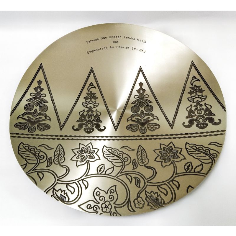 ROYAL SELANGOR PEWTER DECORATIVE PLATE