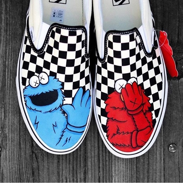 kasut vans cartoon