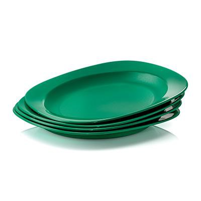 Tupperware tableware emerald plate (4pcs)