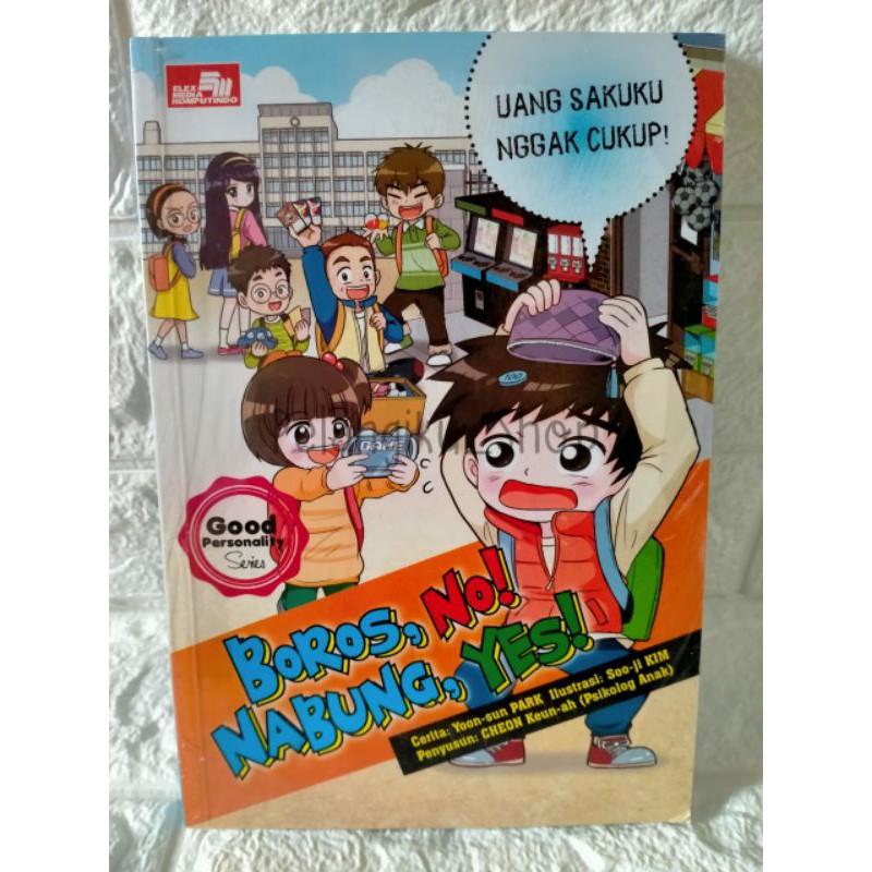 Good Personality Series: Boros, No! Nabung, Yes! - Children's Comic Book Color/Full Color