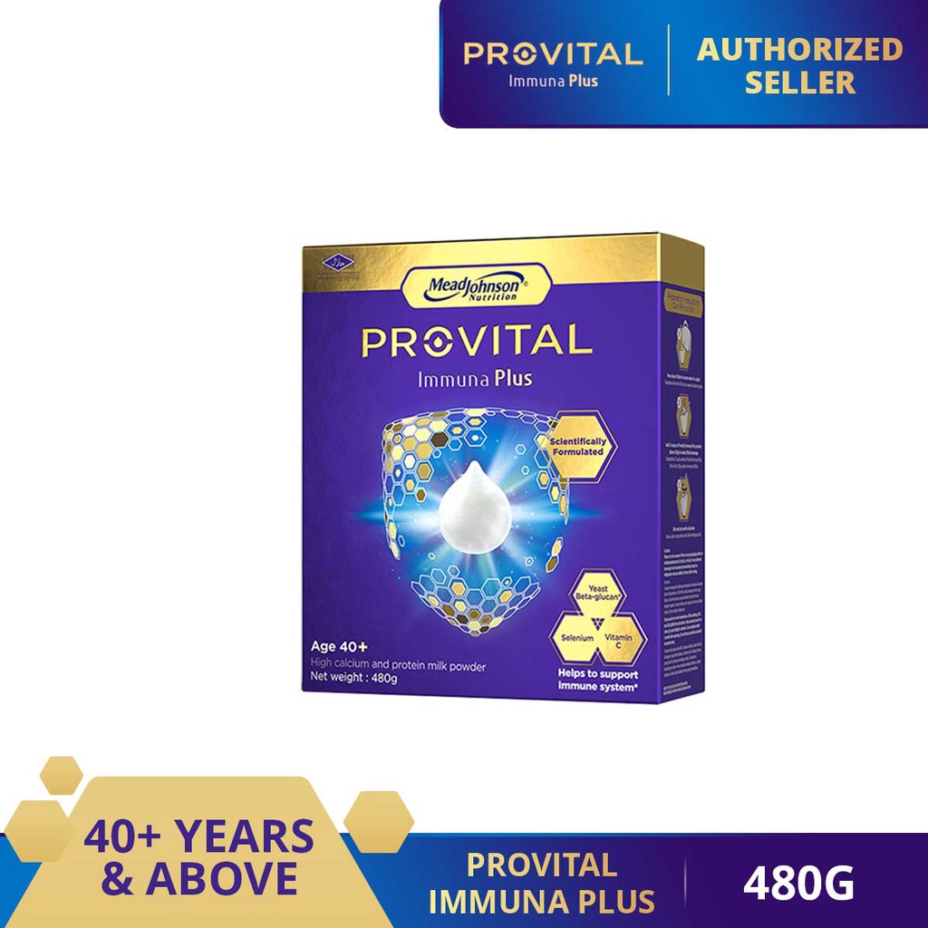 Mead Johnson Provital Immuna Plus Adult Milk Vanilla 480g Shopee