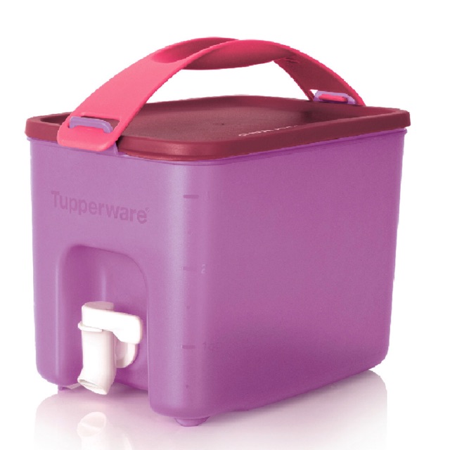 Tupperware Click To Go Beverage Dispenser (1pc) 3L