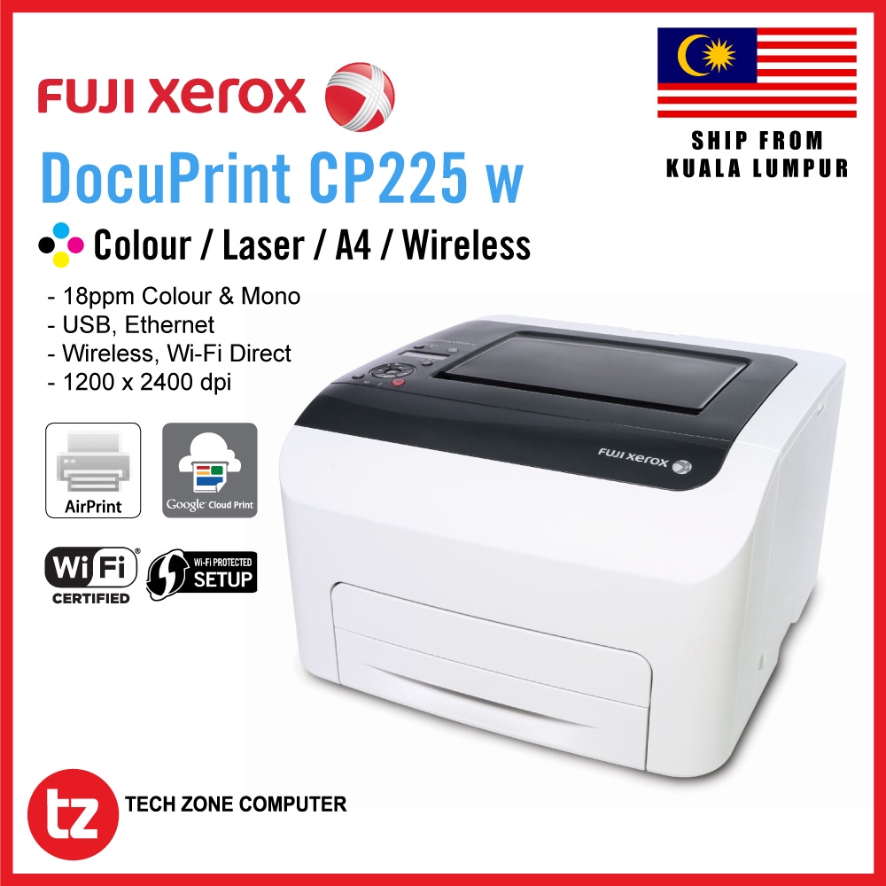 fuji xerox docuprint cp225 w