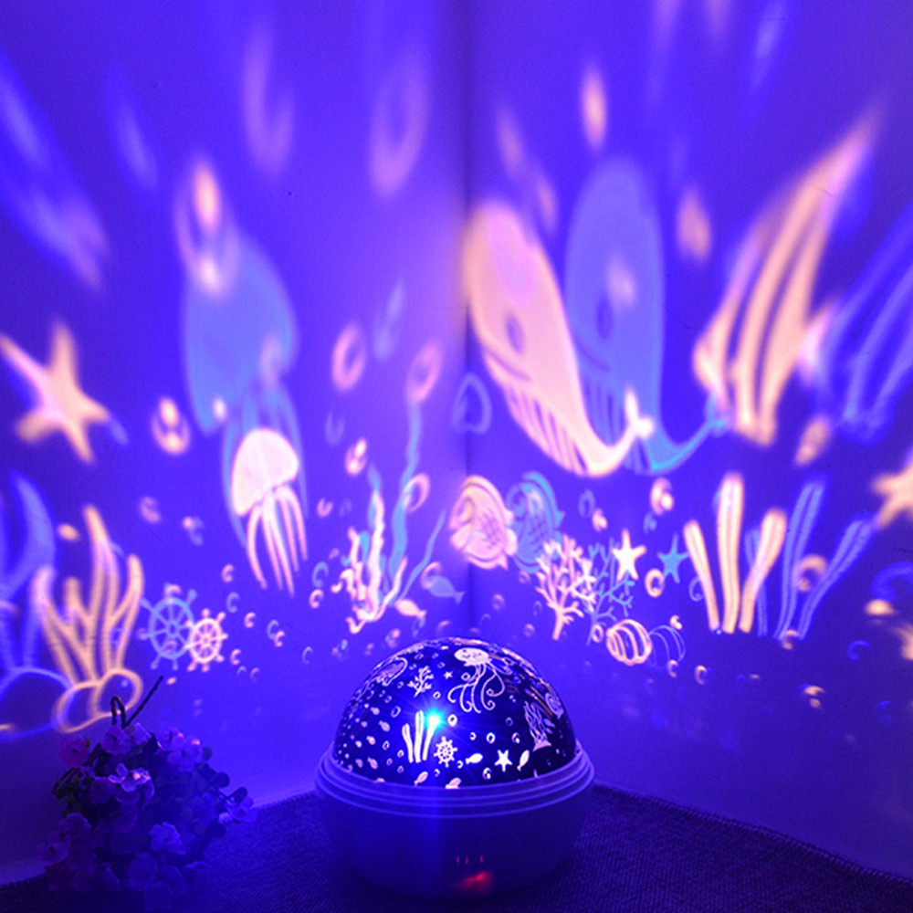 Romantic Starry Sky Projector Dreamlike Rotating Led Baby Sleeping