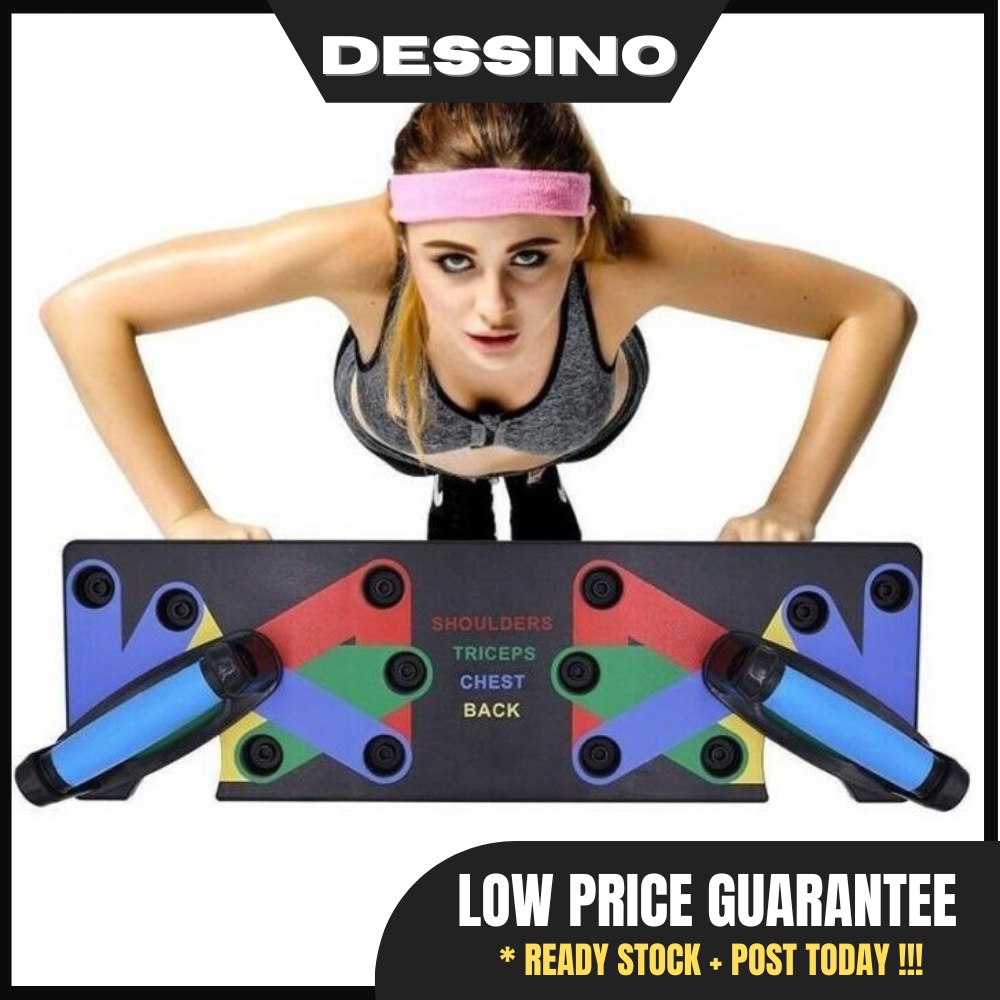 DESSINO 12 in1 Multifunction Push Up Board Training System Fitness