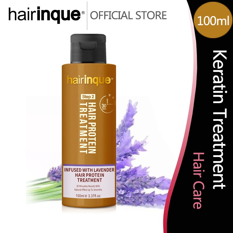 Hairinque 12% Lavender Brazilian keratin Treatment Smooth Hair  Straightening Hair Repair Hair Treatment | Shopee Malaysia