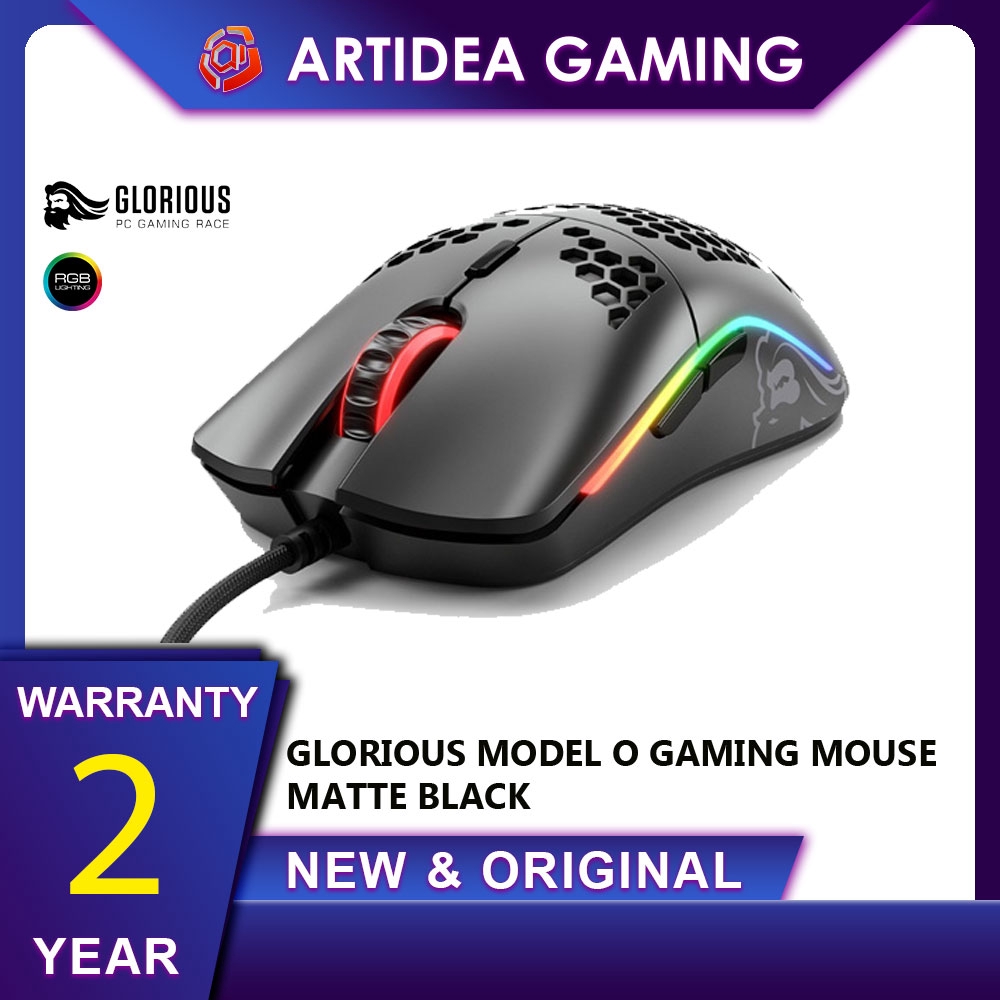 Glorious Model O Gaming Mouse Matte Black Go Black Shopee Malaysia