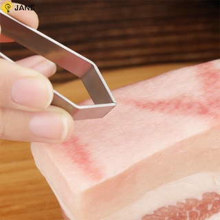 JANE Kitchen Tools Fish Bone Tweezer Clamp Tongs Meat Hair Remover Utensils Puller Pincer Stainless Steel Seafood Plucking Pliers