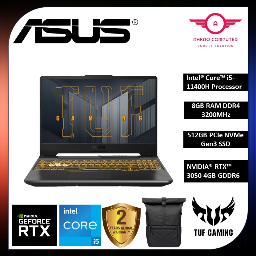 Asus Tuf F17 Fx706h Cbhx217w 173 Fhd 144hz Gaming Laptop Eclipse Gray I5 11400h 8gb 512gb 9838