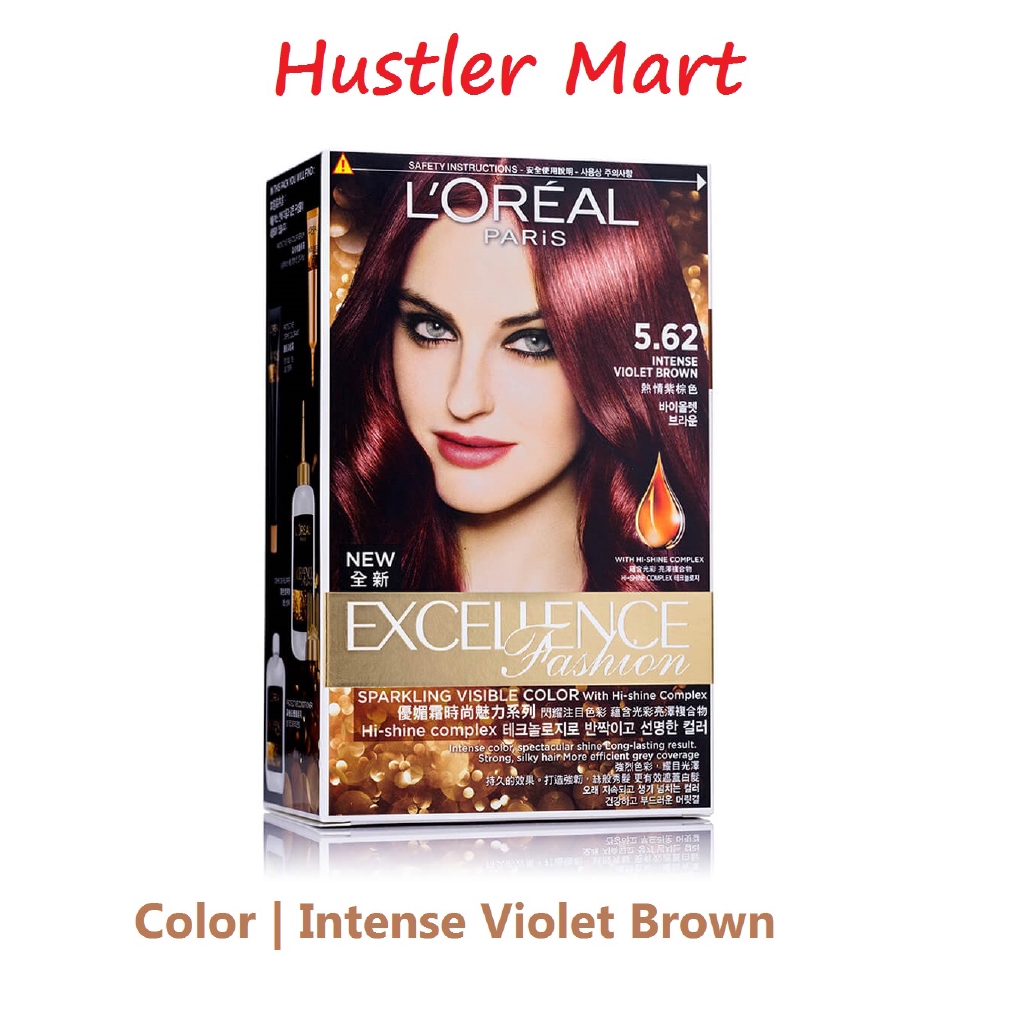 L Oreal Paris Excellence Fashion Hair Color 5 62 Intense Violet