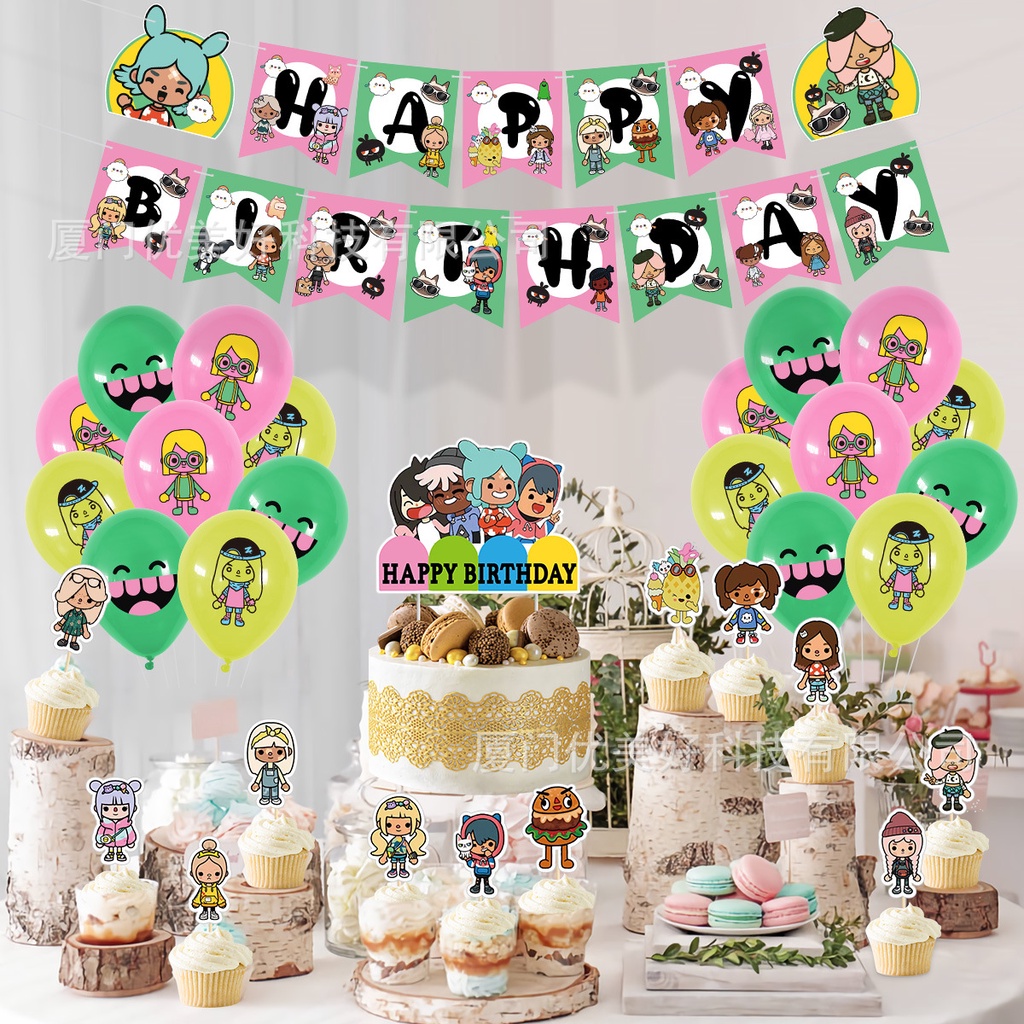 Toca Boca Theme Party Needs Toca Party Decorations Boca Life Birthday ...