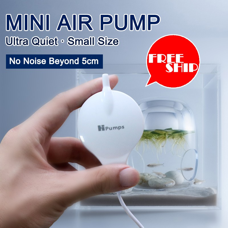 svært Tidligere Populær Hipumps Aquarium Small Nano mini Air Pump Fish Tank Ultra Quiet Silent Gas  Pumps | Shopee Malaysia