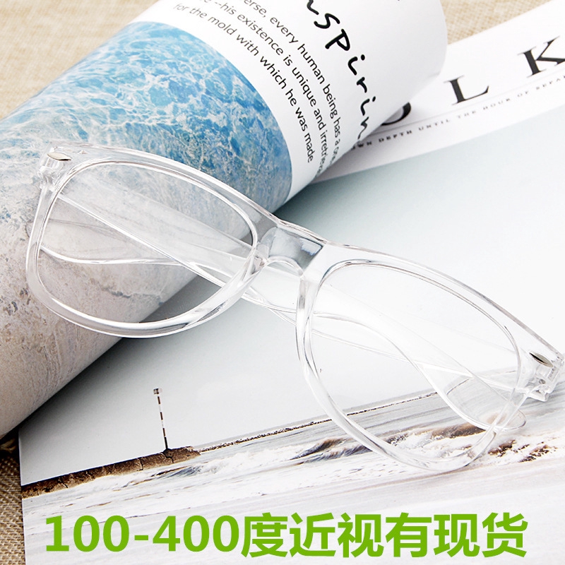 Clear Frame Glasses cermin mata Women Men Spectacle Frame ...