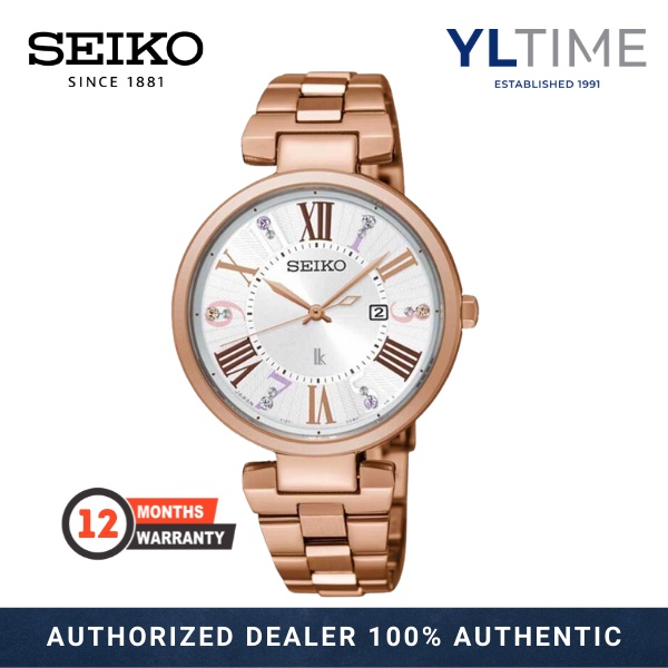 Seiko Lukia SUT334J1 Solar-Powered Women Analog Watch (100% Original & New)  | Shopee Malaysia