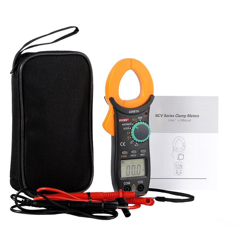 Digital Clamp Meter Multimeter Ac Dc Voltmeter Auto Range Volt Ohm Amp Tester Shopee Malaysia