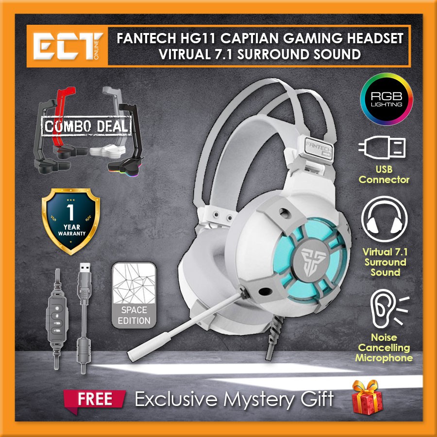 fantech hg11 captain 7.1 white