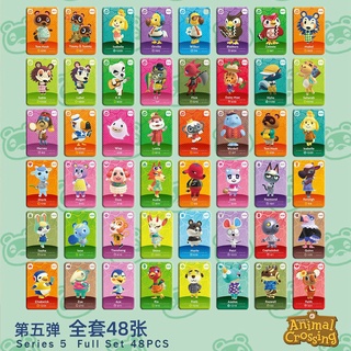 NEW Animal Crossing Series 5 Switch Amiibo Cards Villagers DIY NFC TAG Card for NS (No. 1-448 Can Be Selected)