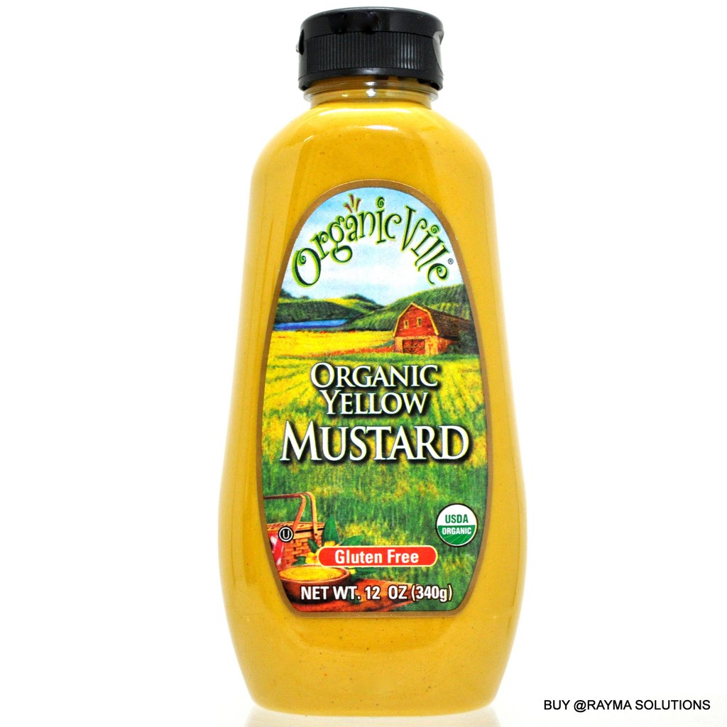 OrganicVille Organic Yellow Mustard 340g Shopee Malaysia