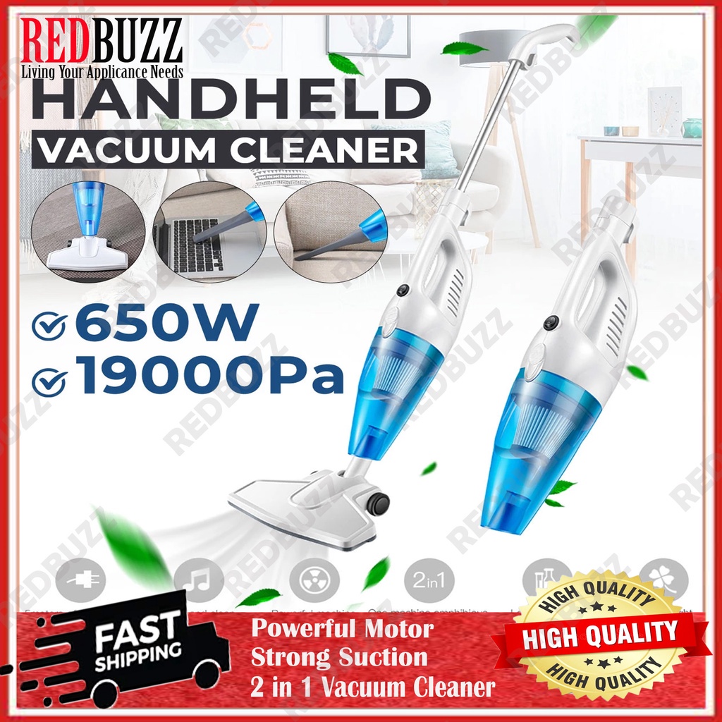 REDBUZZ 2in1 Powerful Suction 650W Portable Household Handheld Vacuum Cleaner Vacumn Cleaner Vacum Cleaner Vakum 吸尘器