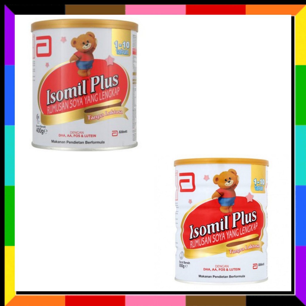 Isomil plus 1-10 tahun rumusan soya yang lengkap 850g / 400g | BeeCost