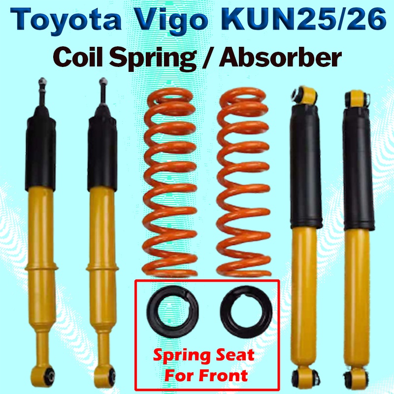 Buy Toyota Hilux Vigo Kun25 Heavy Duty Shock Absorber And Coil Spring Adjust Height Hd Seetracker Malaysia