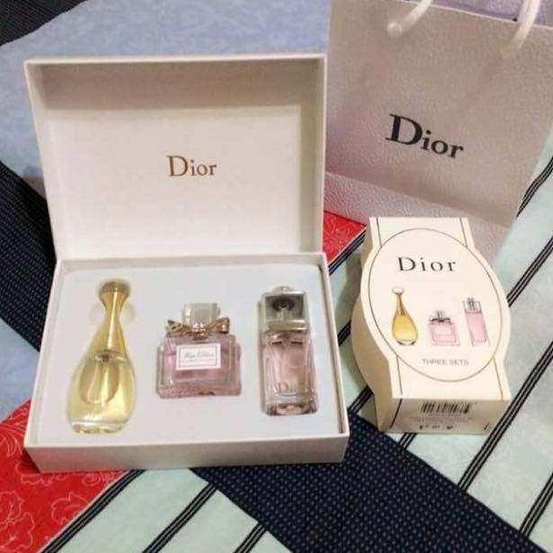 Gift set D-i-o-r 3 in 1 perfume for 