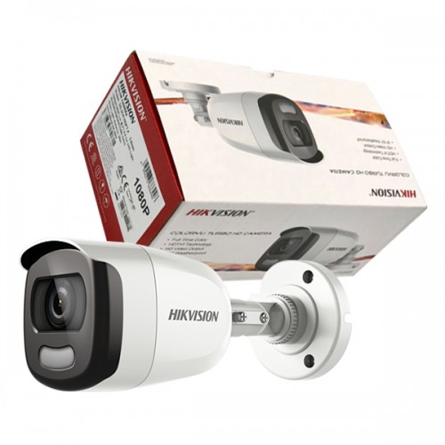 Hikvision ColorVu DS2CE10DFTF 2MP Full Time Color Bullet CCTV Outdoor