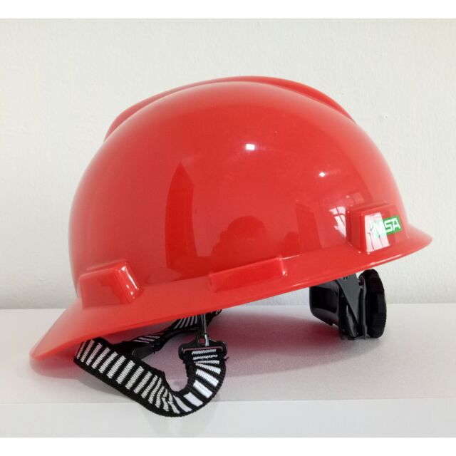 Msa Safety Helmet V Gard Red Shopee Malaysia