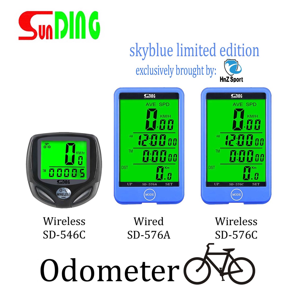 Genuine Original English Sunding Speedmeter Speed Tracker Temperature Odometer Bicycle Bike