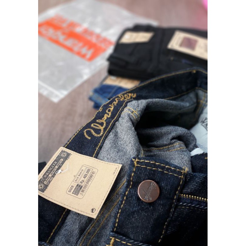 Branded Wrangler Blue Dongker Pants | Shopee Malaysia