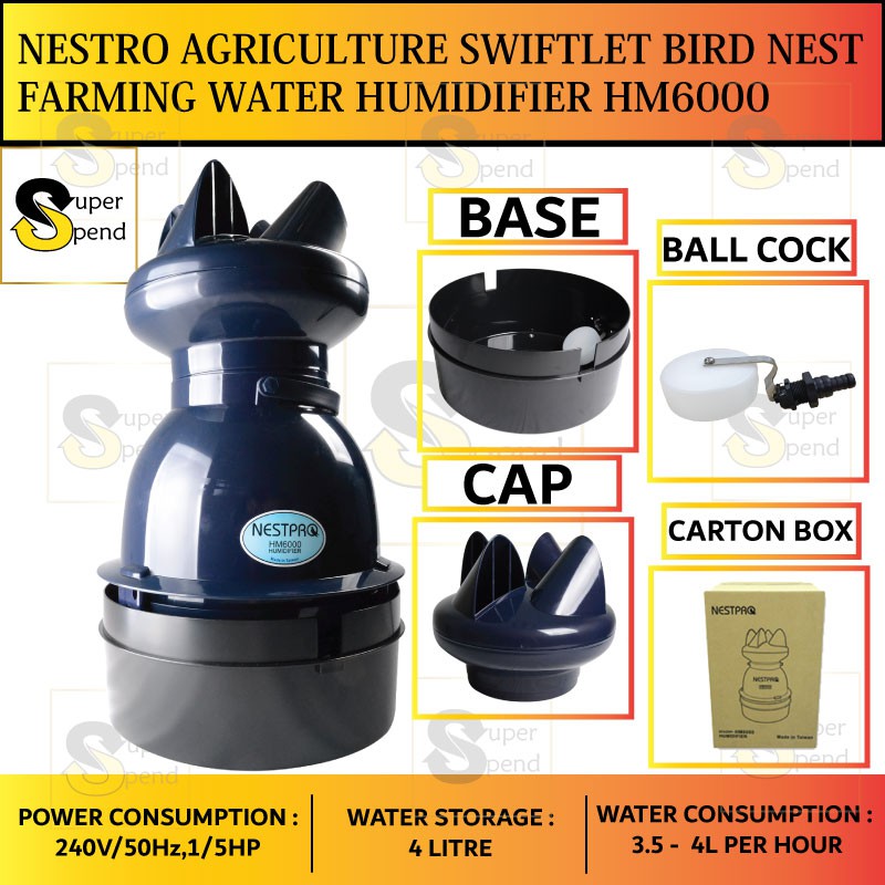 Nestpro Agriculture SWIFTLET Bird Nest Farming Water Humidifier HM6000 HM-6000 | Shopee Malaysia