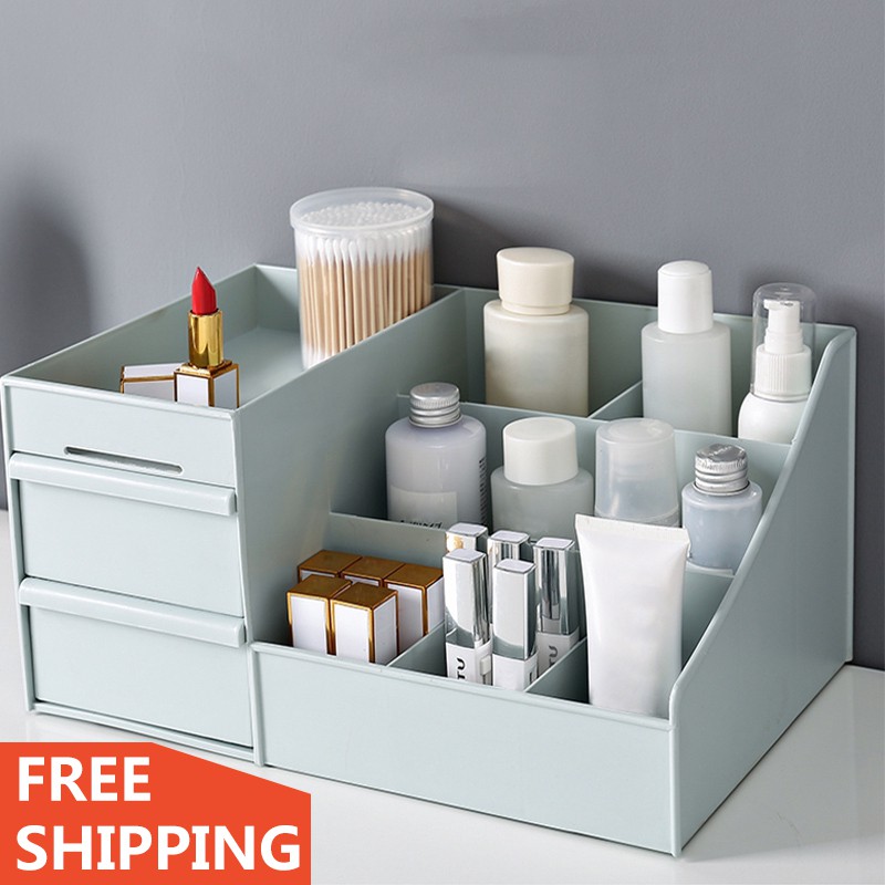 Plastic Cosmetic Storage Box Drawer Jewelry Nail Polish Makeup