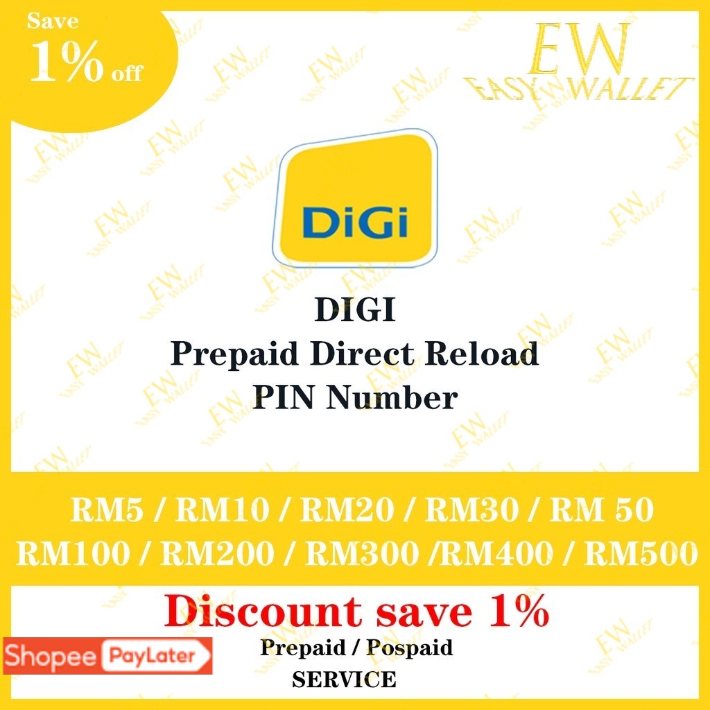 Buy Digi Topup Rm5 Rm10 Rm30 Rm50 Rm100 Pin Number Reload Prepaid Top Up Seetracker Malaysia