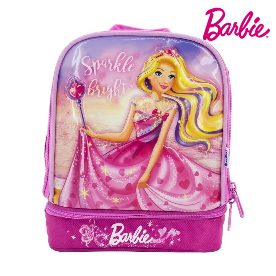 barbie backpack with lunch bag